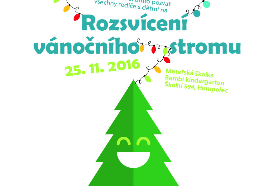 Rozsvícení vánočního stromu