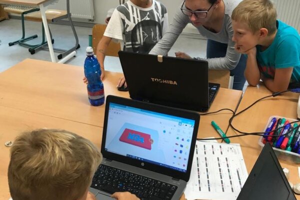 Na konci srpna jsme pořádali “Příměstský tábor s roboty”