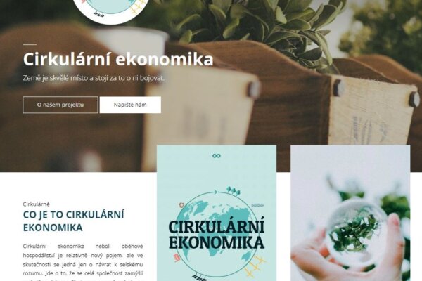 Učebnice Cirkulární ekonomika a web cirkularne.cz
