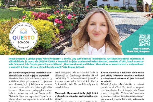 MŠ a ZŠ Questo se připojuje k oslavě 800let města Pelhřimov